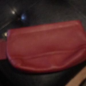 Coach makeup case?, never used, leather